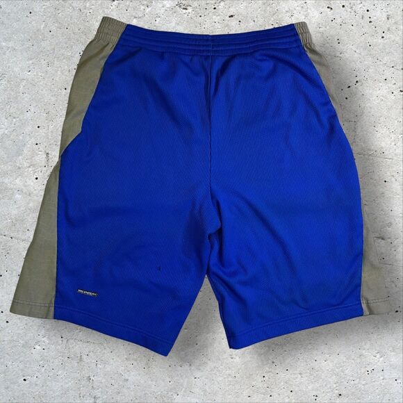 Vtg Nike Sphere Dry Basketball Shorts Men's Size L Blue Gray Colorblock BG Logo - Picture 5 of 10